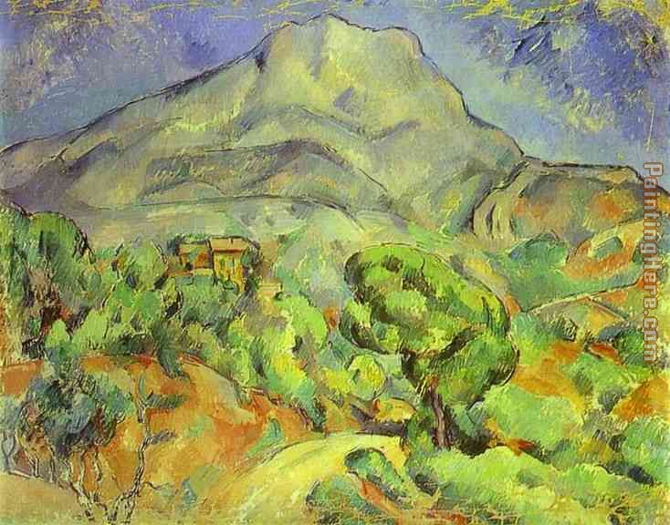 Mount Sainte Victoire painting - Paul Cezanne Mount Sainte Victoire art painting